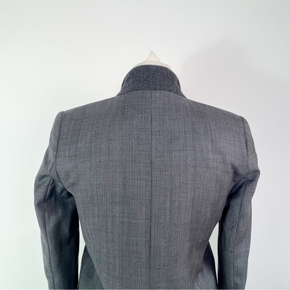 The Kooples Women's Wool Grey Blazer Suit Jacket Size 38 UK 10 - Picture 8 of 12